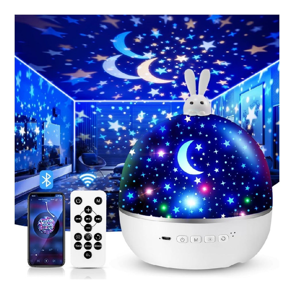 Etoile Projecteur Ciel 15 Films Jouet Veilleuse Bebe Bluetooth Musicale 360¡ãRotation Telecommande Veilleuse EnfantJouet Bebe 1 2 3 4 5 anCadeau Bebe Cadeau Fille 1 2 3 4 5 ansLicorneDinosaure